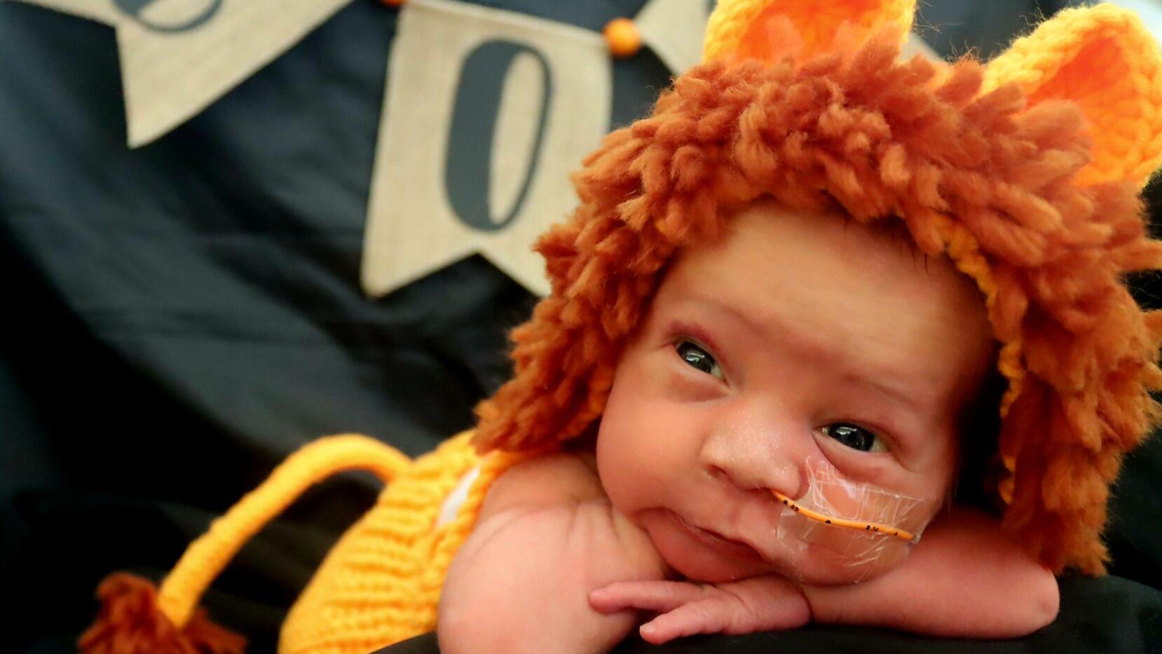 Norton nurses create handmade Halloween costumes for NICU babies